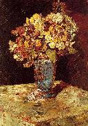 Monticelli, Adolphe-Joseph Still Life with Wild and Garden Flowers Germany oil painting artist